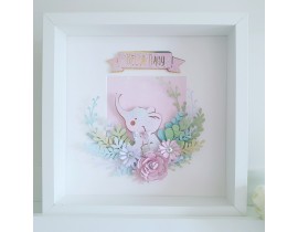 Baby Girl Elephant Frame