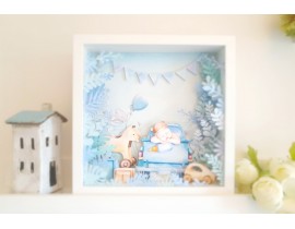 Newborn Baby Boy Frame